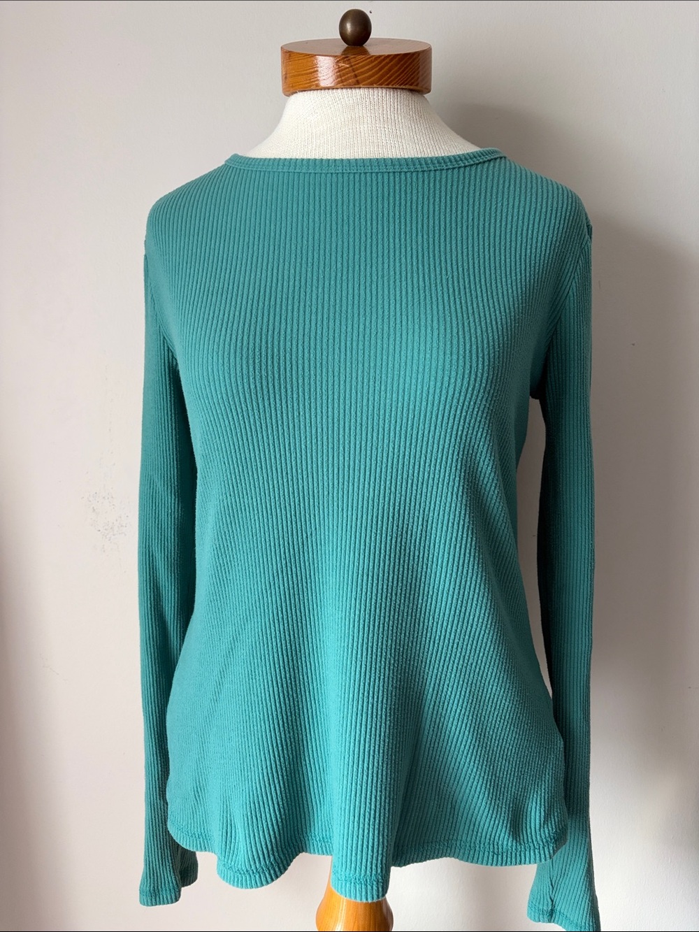 Old Navy Ribbed Crewneck Sweater in Teal Blue-Green